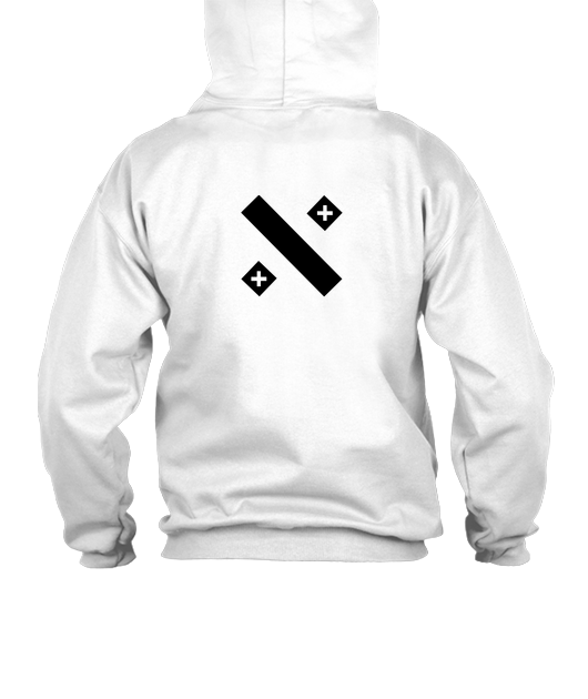 Sweat à capuche Unity – Blanc Unisexe