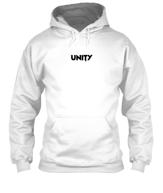 Sweat à capuche Unity – Blanc Unisexe